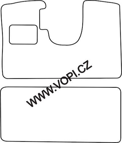 Textil-Autoteppiche Citroen DS manual Carfit (809)